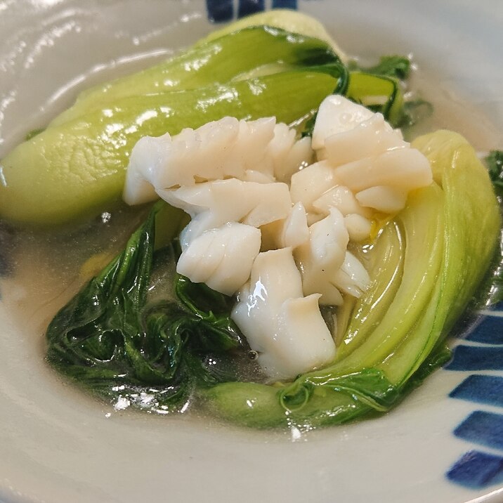 紋甲いかとチンゲン菜のスープ煮 レシピ 作り方 By Wataばあば 楽天レシピ 紋甲いかとチンゲン菜のスープ煮 レシピ 作り方 By Wataばあば 楽天レシピ